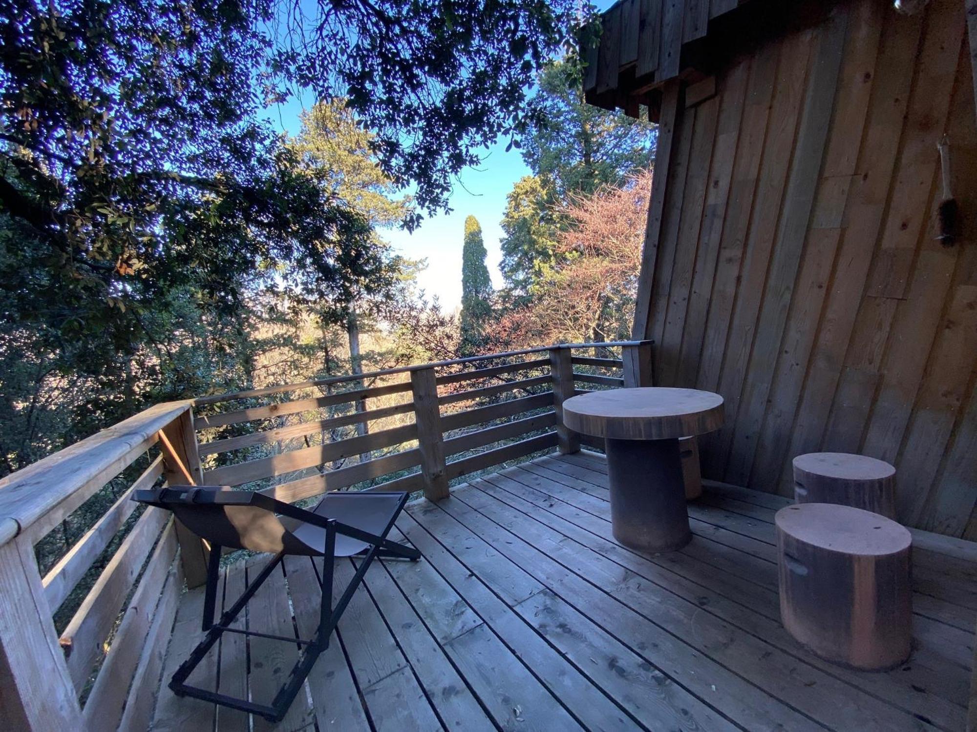 Les Cabanes Dans Les Bois Logis Hotel Villedubert Eksteriør billede