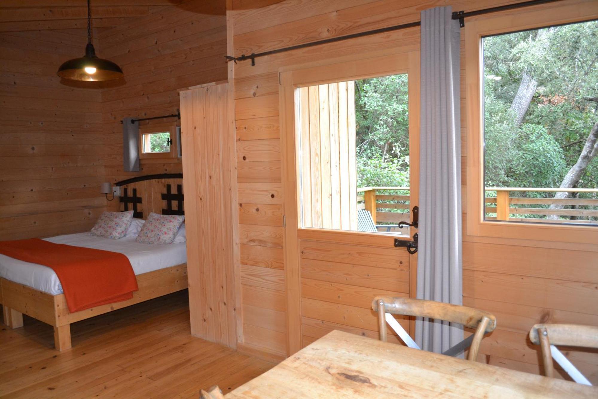 Les Cabanes Dans Les Bois Logis Hotel Villedubert Eksteriør billede