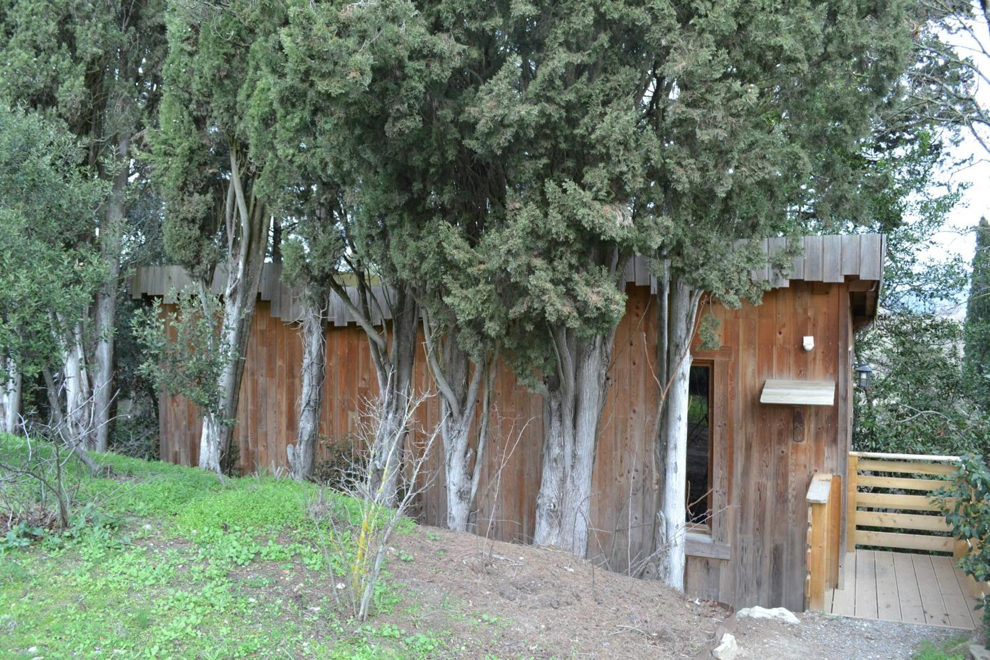 Les Cabanes Dans Les Bois Logis Hotel Villedubert Eksteriør billede