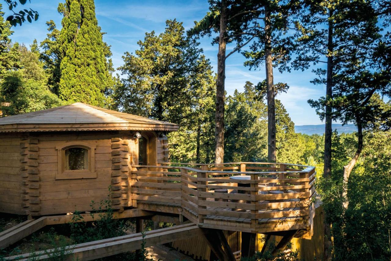 Les Cabanes Dans Les Bois Logis Hotel Villedubert Eksteriør billede
